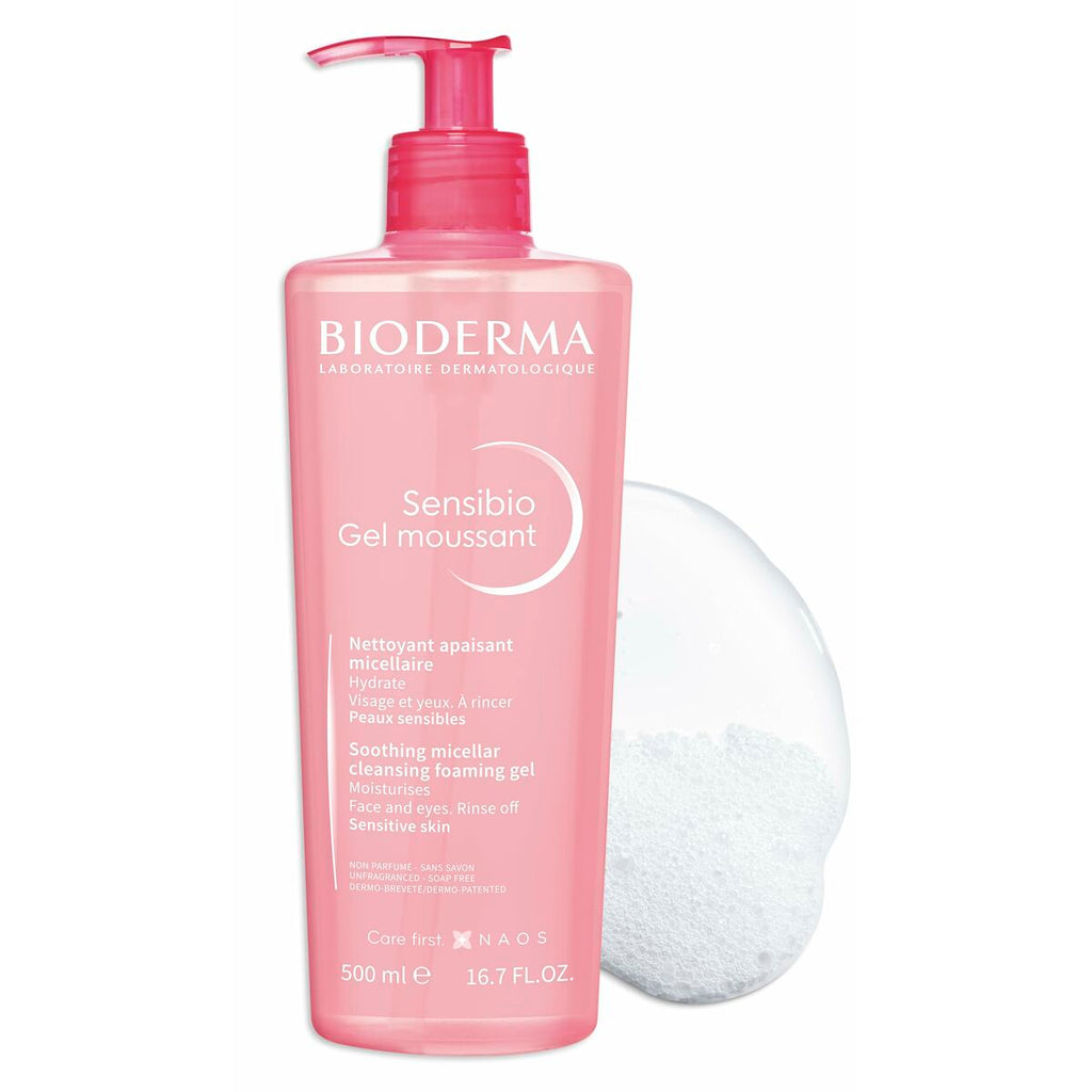 Gesichtsreinigungsgel bioderma sensibio 500 ml - schönheit