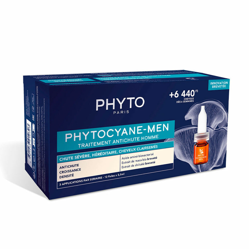 Anti-haarausfall ampullen phyto paris phytocyane men 12 x