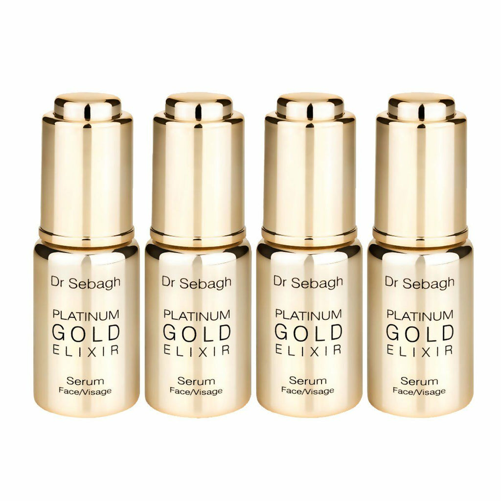 Gesichtsserum dr. Sebagh platinium gold elixir 4 x 10 ml