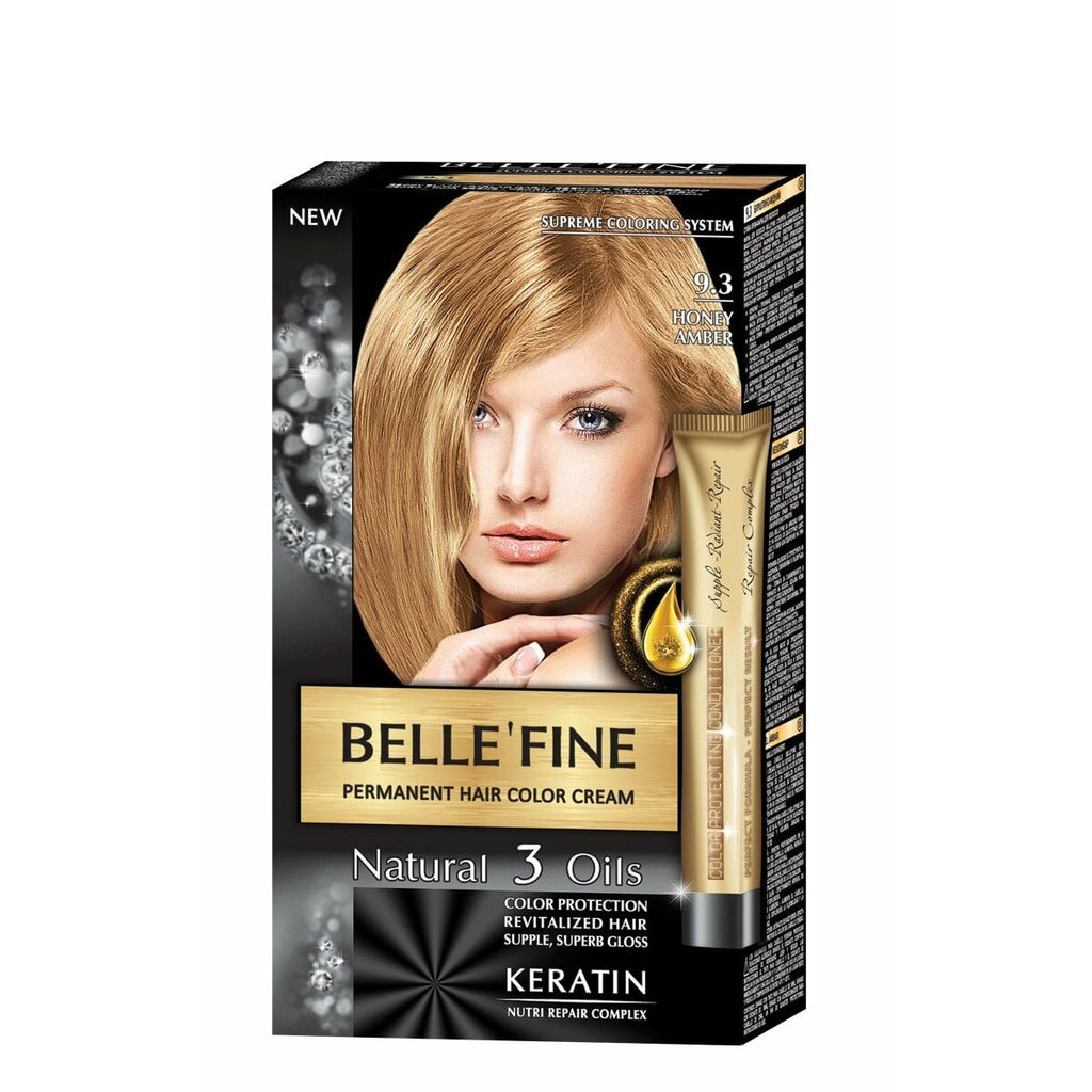 Dauerfärbung belle´fine honigblond nº 9.3 30 ml