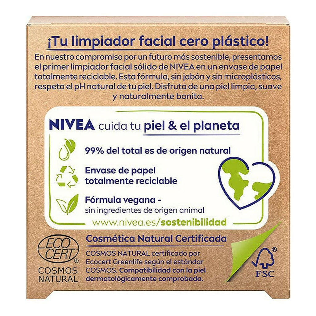 Gesichtsreinigungsgel naturally clean nivea 94434 solide 75