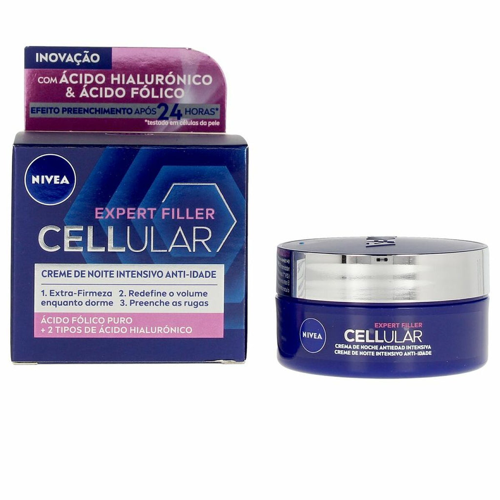 Nachtcreme nivea cellular filler 50 ml - schönheit