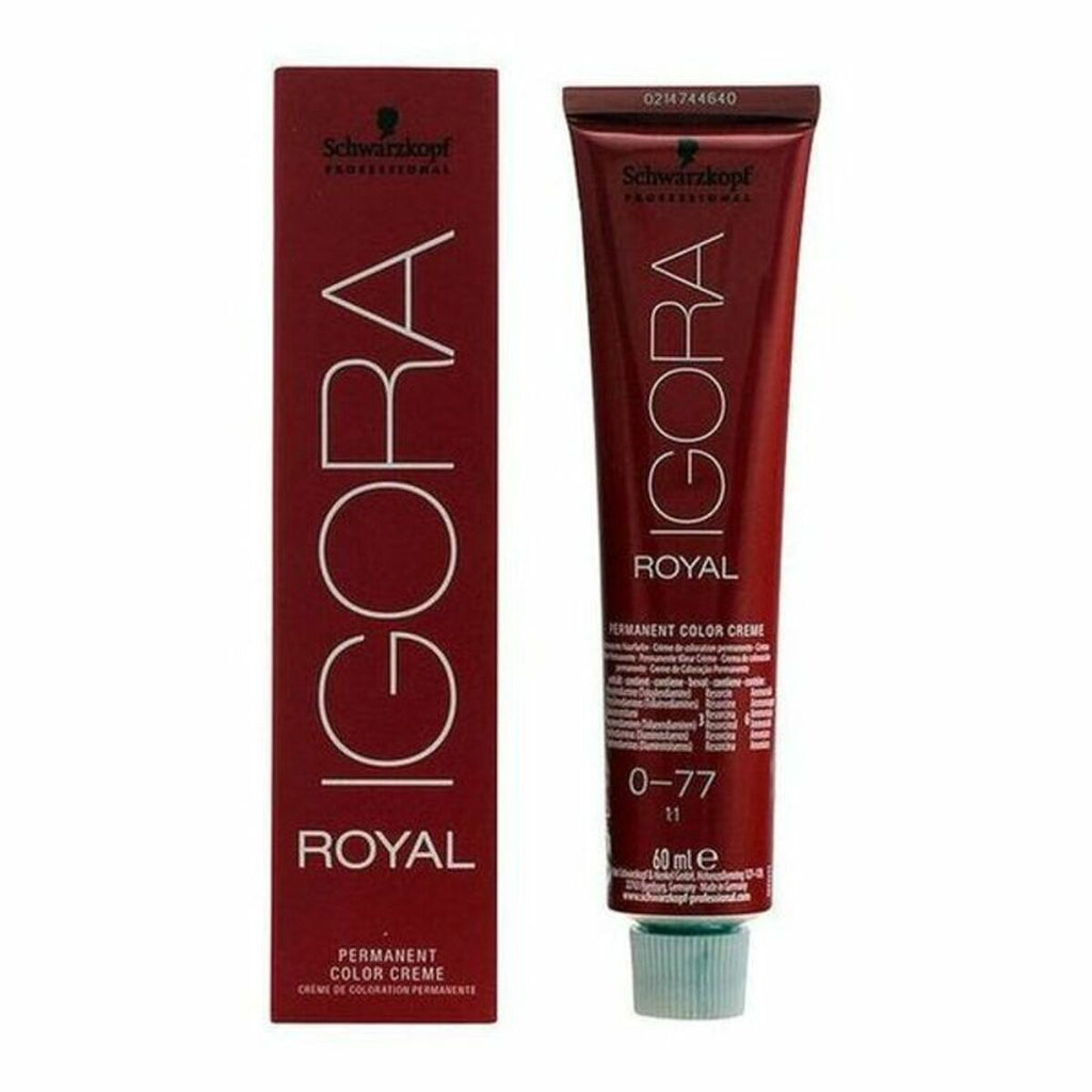 Dauerfärbung igora royal schwarzkopf 0-77 nº 9.0-rubio