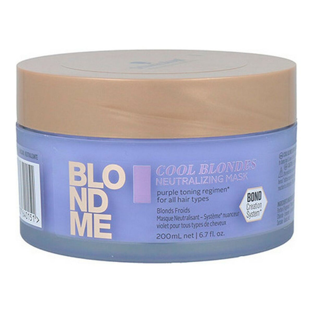 Haarmaske blondme cool blondes schwarzkopf (200 ml)