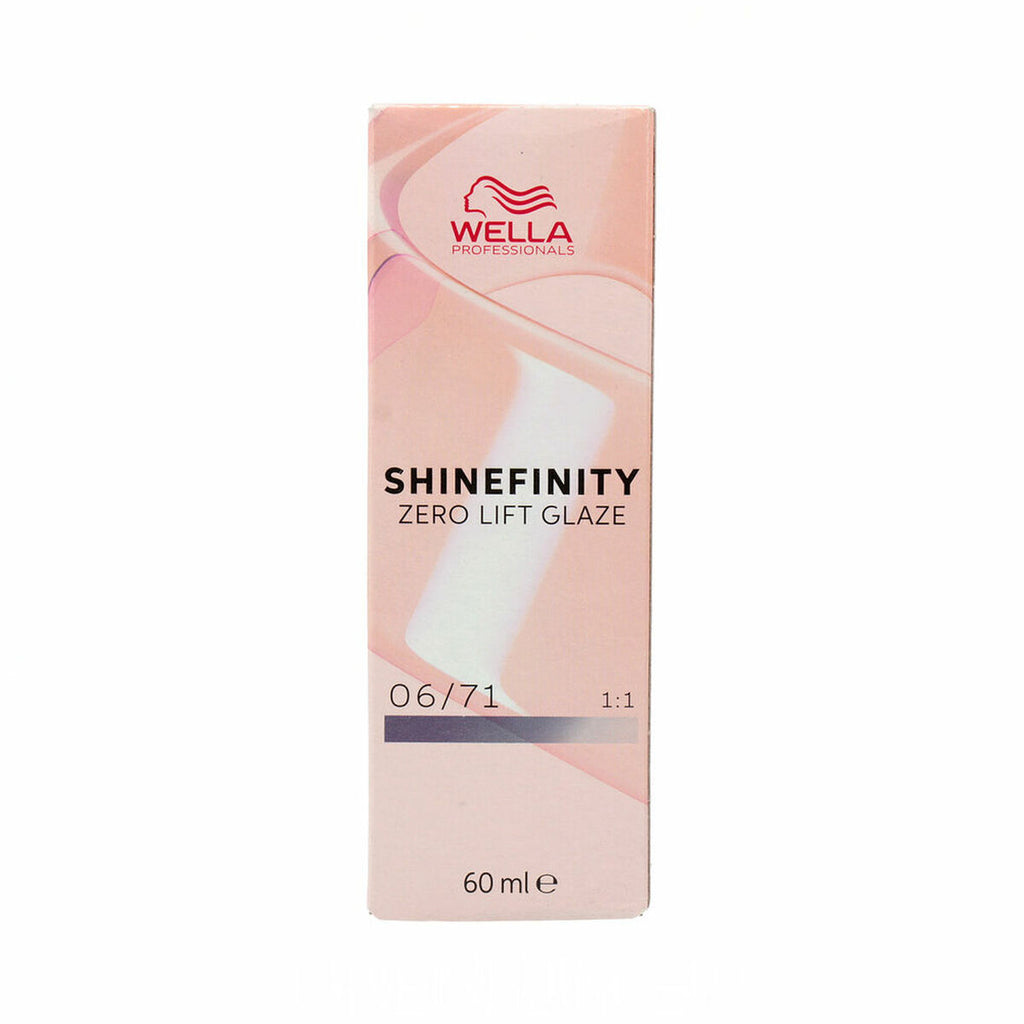 Dauerhafte coloration wella shinefinity nº 06/71 (60 ml)