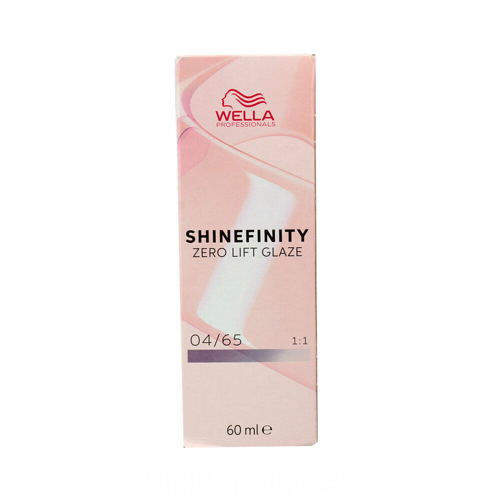 Dauerhafte coloration wella shinefinity nº 04/65 (60 ml)