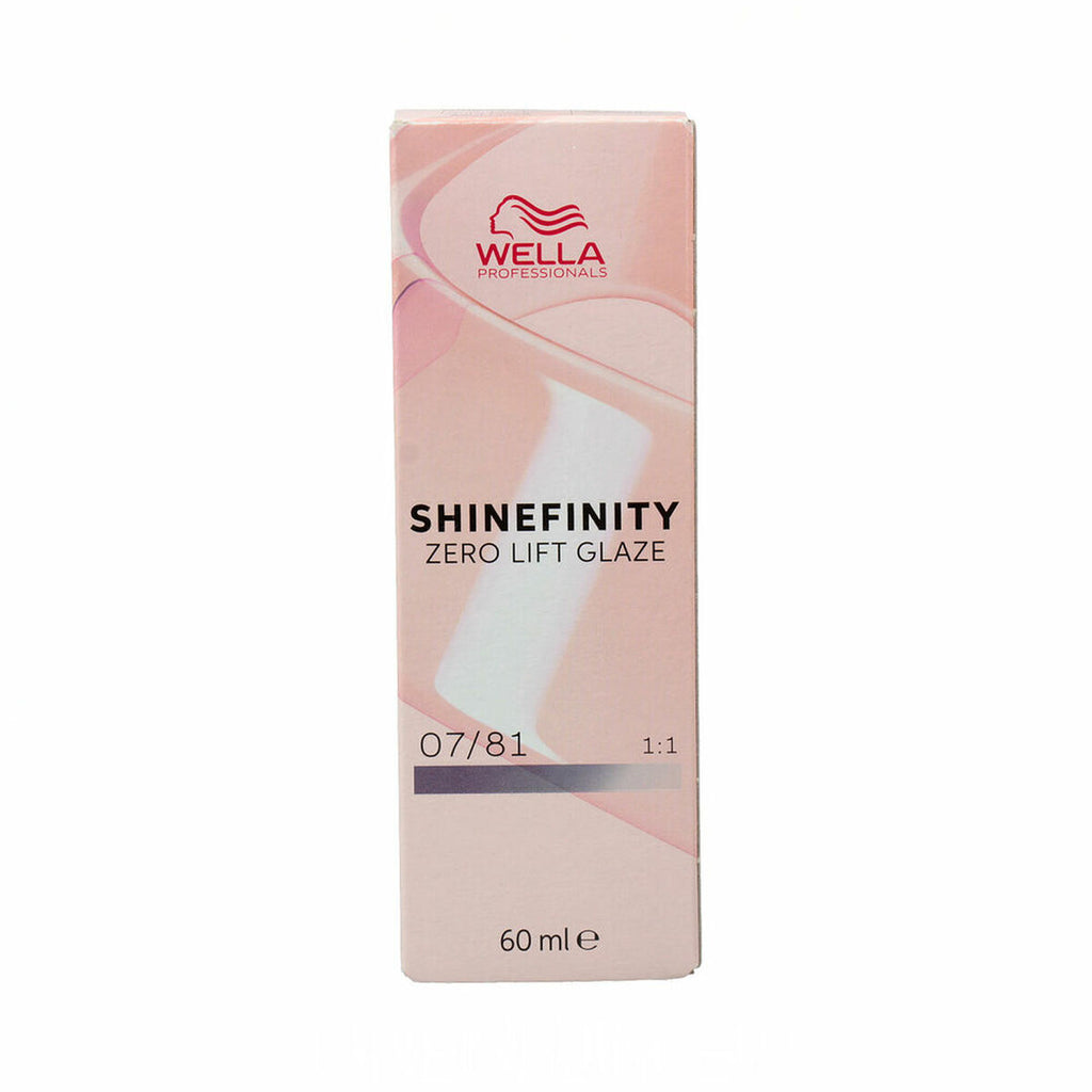 Dauerhafte coloration wella shinefinity nº 07/81 (60 ml)