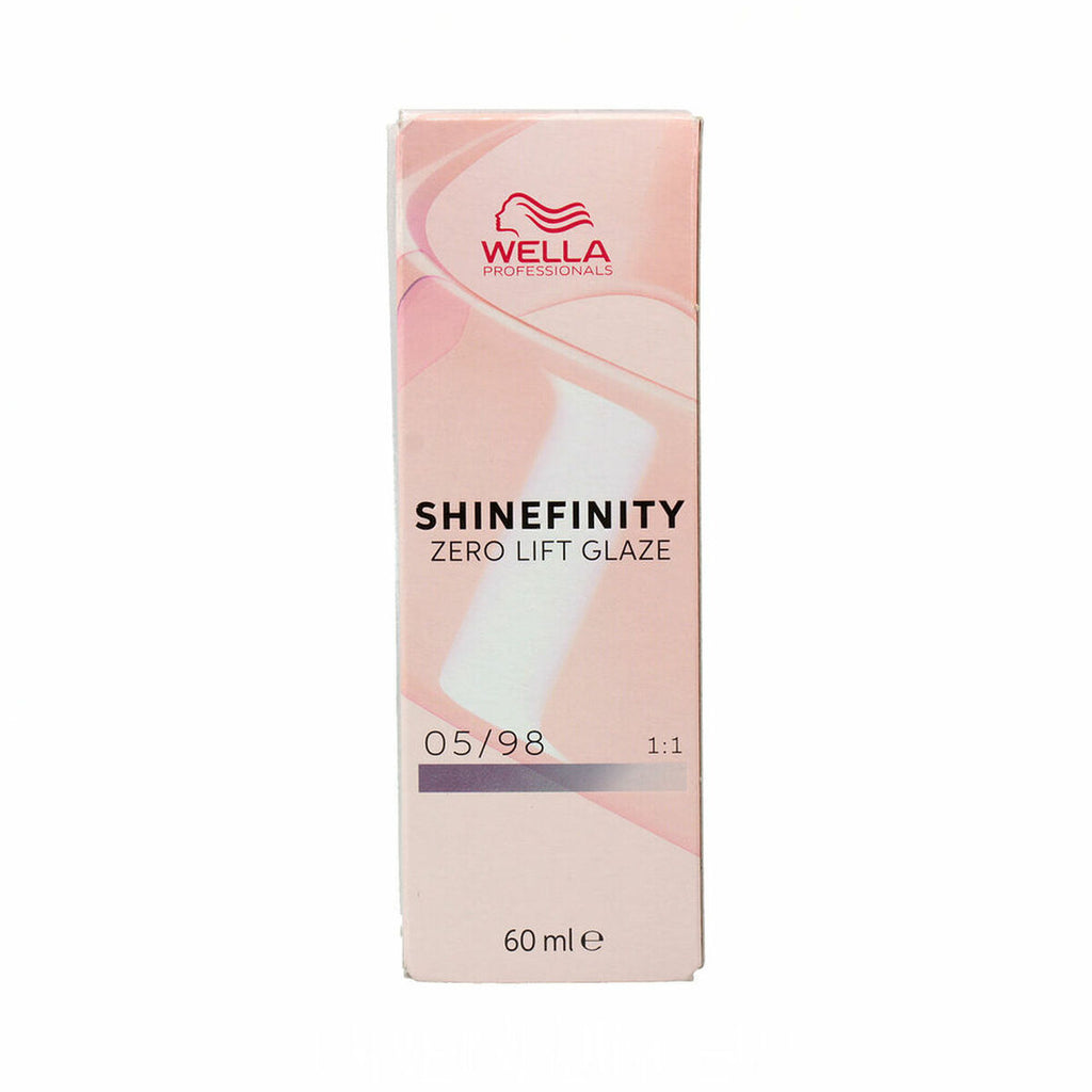 Dauerhafte coloration wella shinefinity nº 05/98 (60 ml)