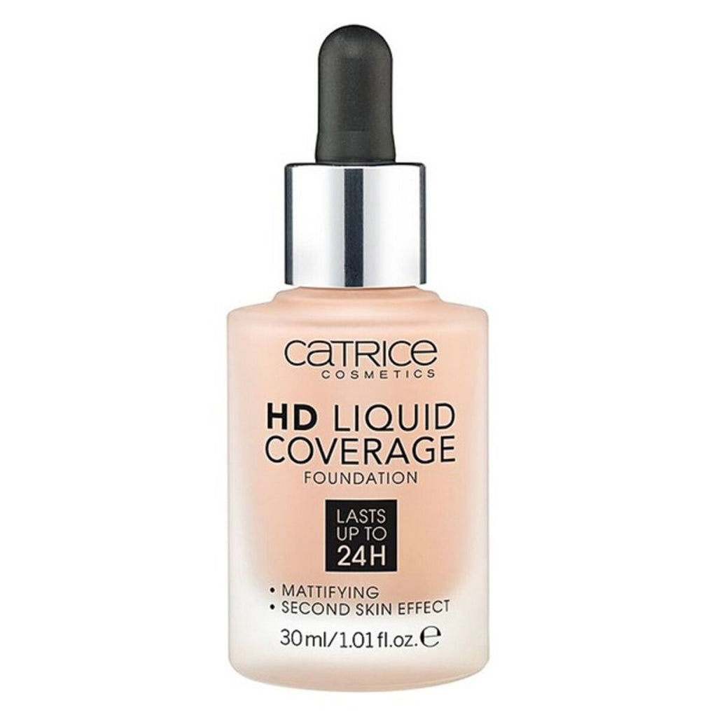 Fluid makeup basis hd liquid coverage foundation catrice