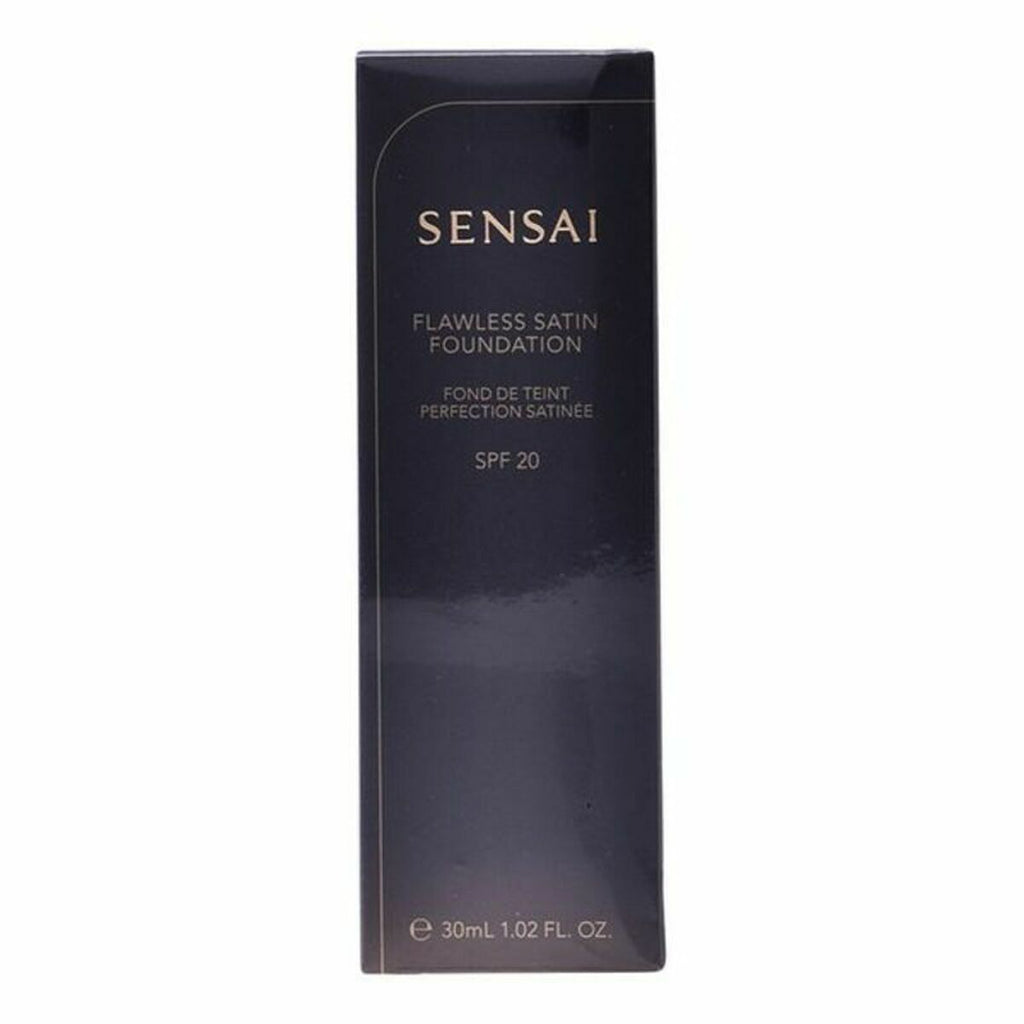 Fluid makeup basis lawless satin foundation sensai