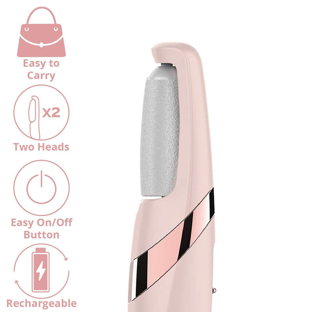 Elektrischer hornhautentferner flawless pedi rosa