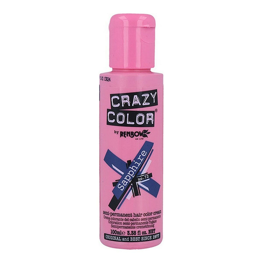 Semi-permanente tönung safiro crazy color nº 72 (100 ml)