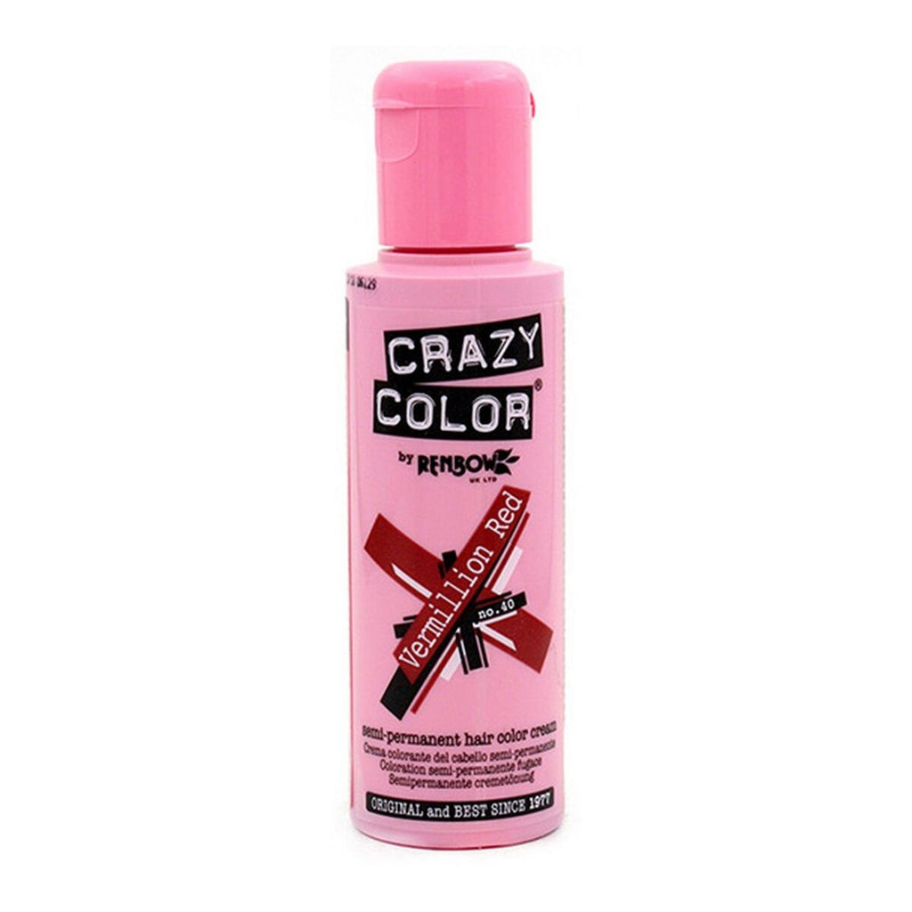 Dauerfärbung crazy color 40 vermillion red (100 ml)