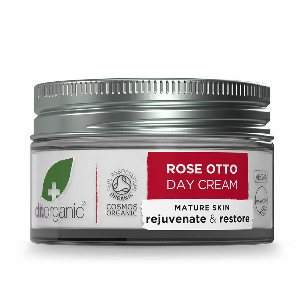 Tagescreme dr.organic rose otto 50 ml - schönheit hautpflege