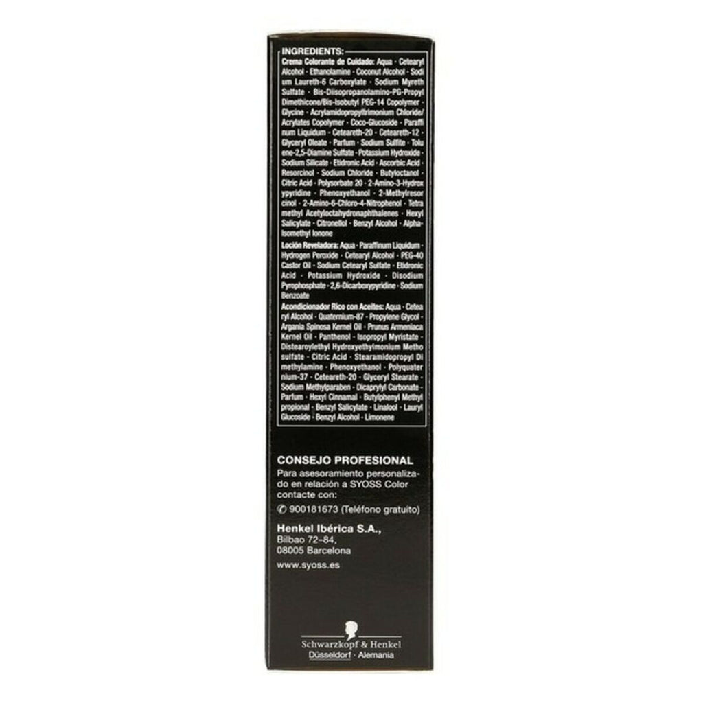 Dauerfärbung syoss olio intense ohne ammoniak nº 8,60