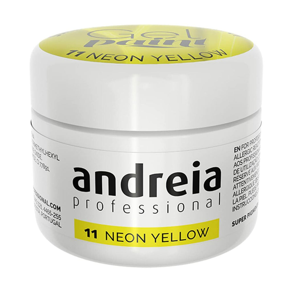 Gel-nagellack andreia gel paint 4 ml gelb neon - schönheit