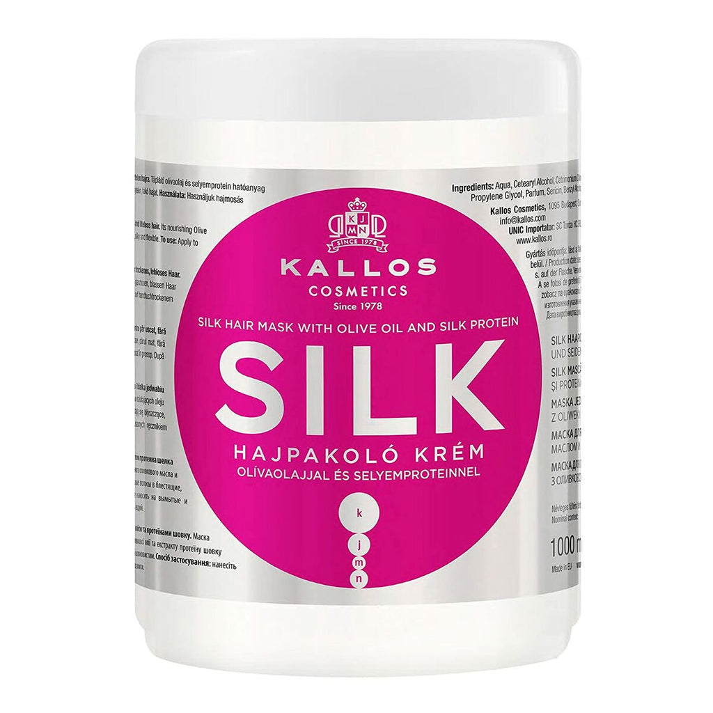 Nutritive haarmaske kallos cosmetics silk 1 l - schönheit