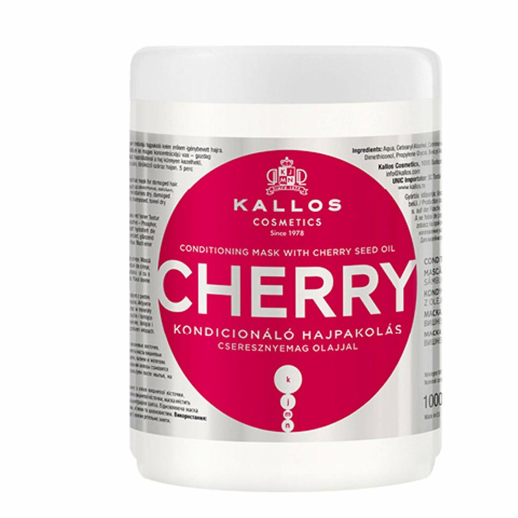 Haarmaske kallos cosmetics cherry 1 l - schönheit haarpflege