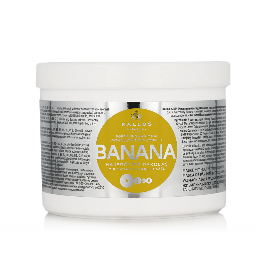 Haarmaske kallos cosmetics banana 500 ml - schönheit