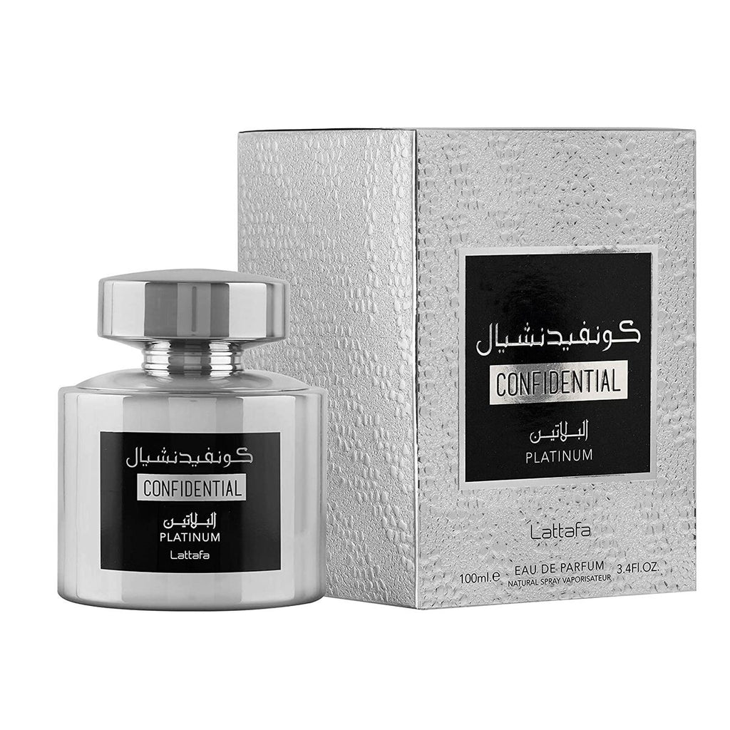 Herrenparfüm edp lattafa confidential platinum 100 ml