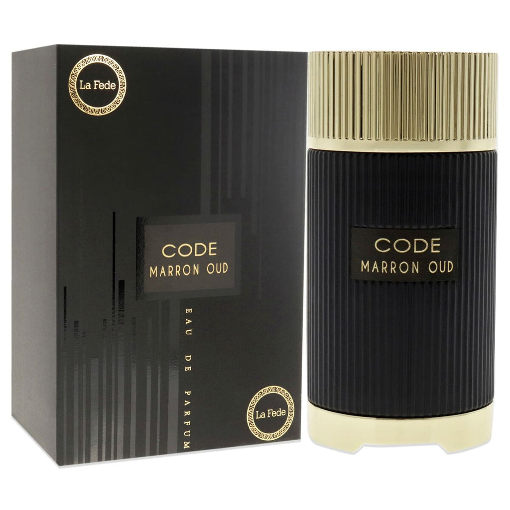 Unisex-parfüm la fede edp code marron oud 100 ml