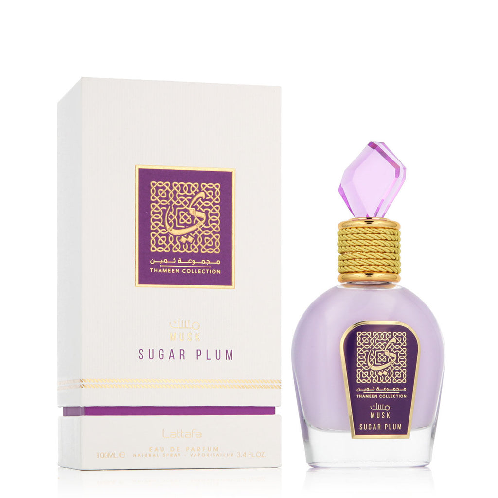 Unisex-parfüm lattafa edp sugar plum 100 ml - schönheit