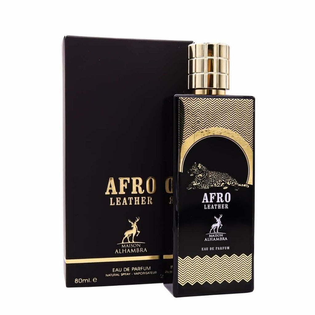 Herrenparfüm maison alhambra edp afro leather 80 ml