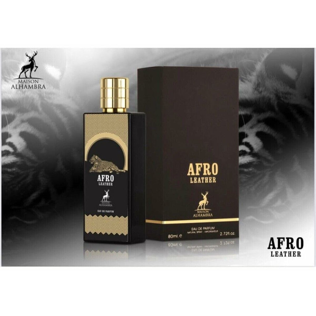 Herrenparfüm maison alhambra edp afro leather 80 ml