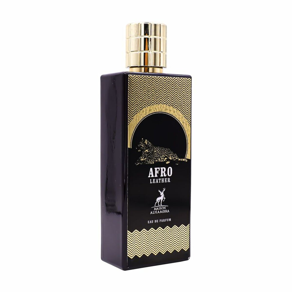 Herrenparfüm maison alhambra edp afro leather 80 ml