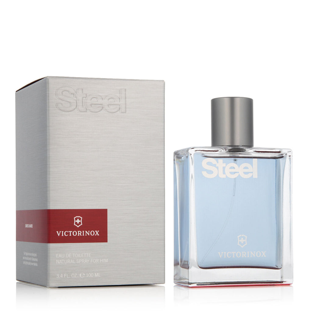 Herrenparfüm victorinox edt steel 100 ml - schönheit