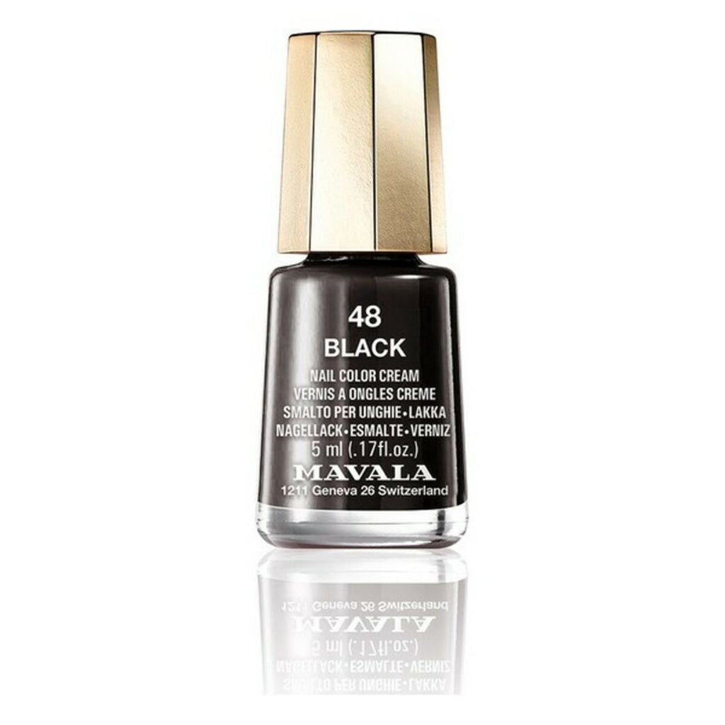 Nagellack nail color mavala 48-black 5 ml - schönheit