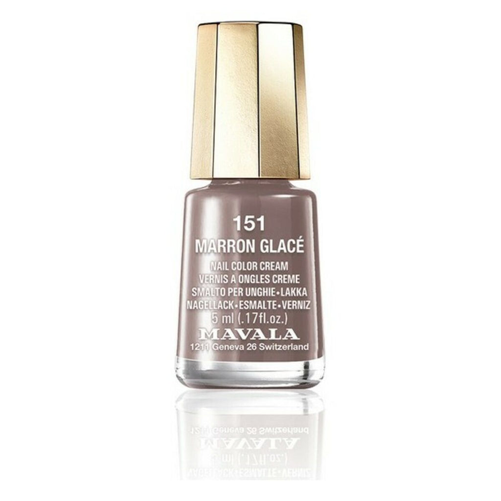 Nagellack nail color mavala 151-marron glace (5 ml)