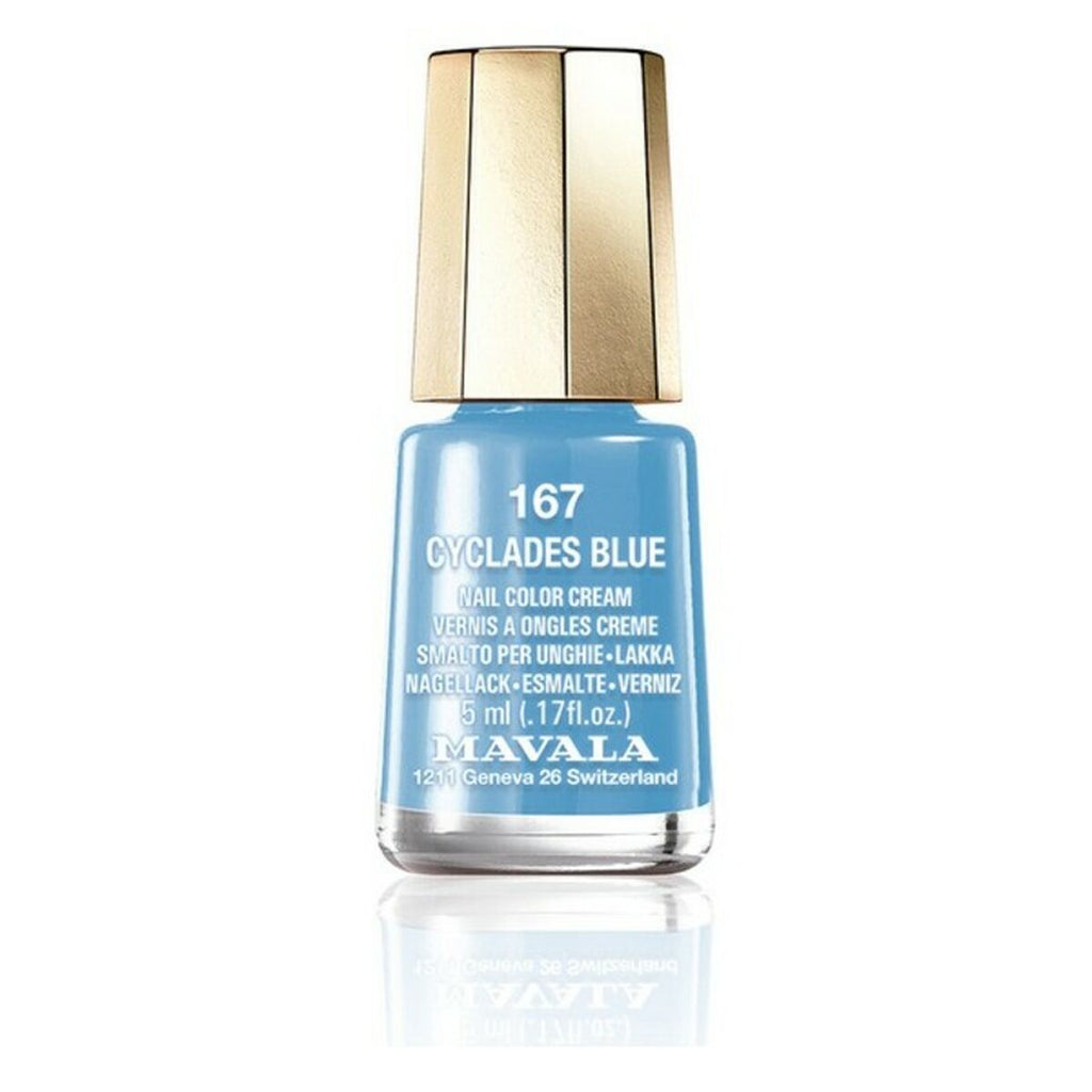 Nagellack mavala nail color cream 167-cyclades blue (5 ml)