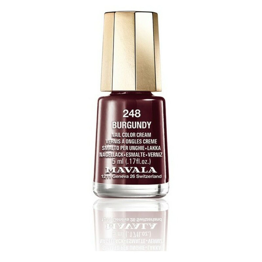 Nagellack nail color mavala 248-burgundy 5 ml - schönheit