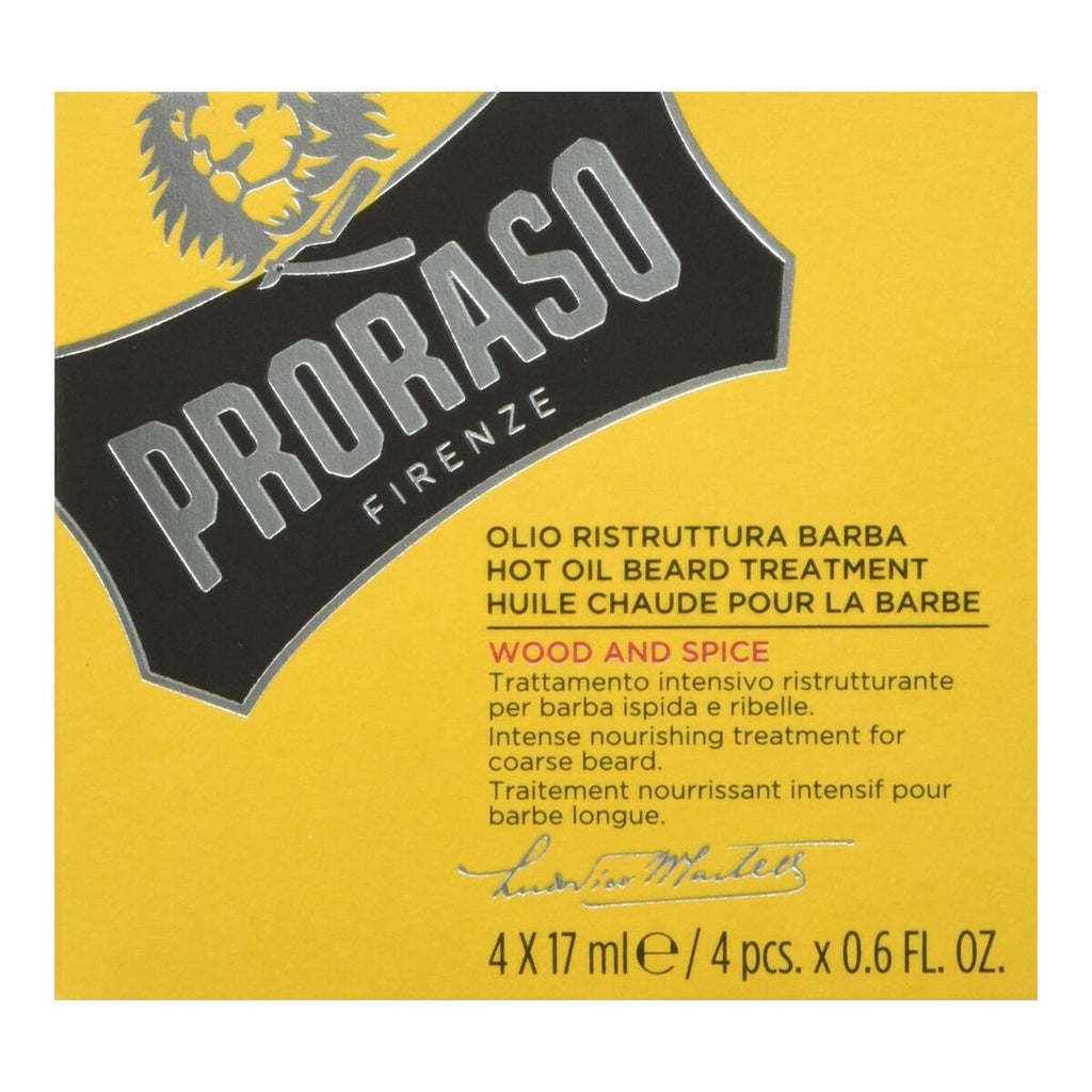 Bart-öl proraso for men (4 x 17 ml) - schönheit haarpflege