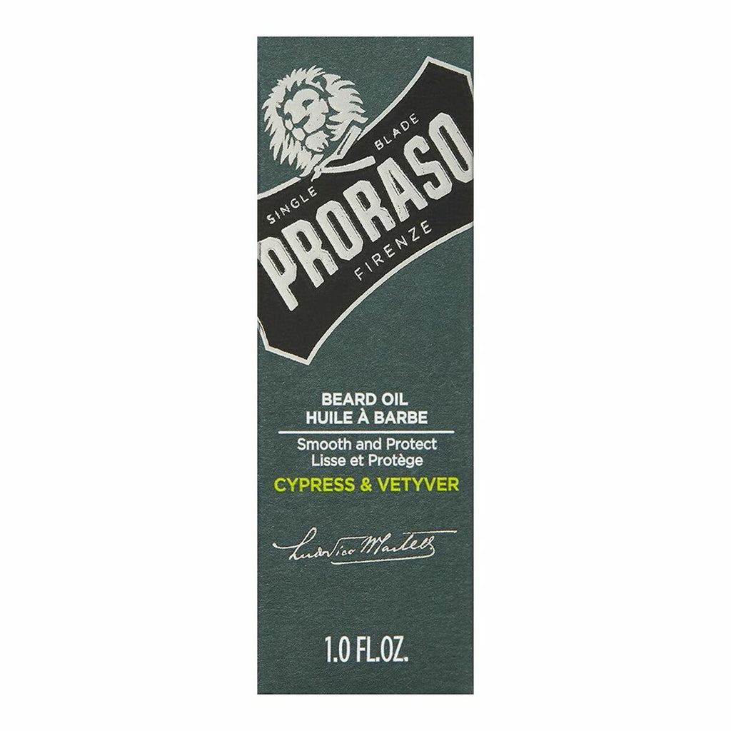 Bart-öl proraso cypress & vetyver (30 ml) - schönheit