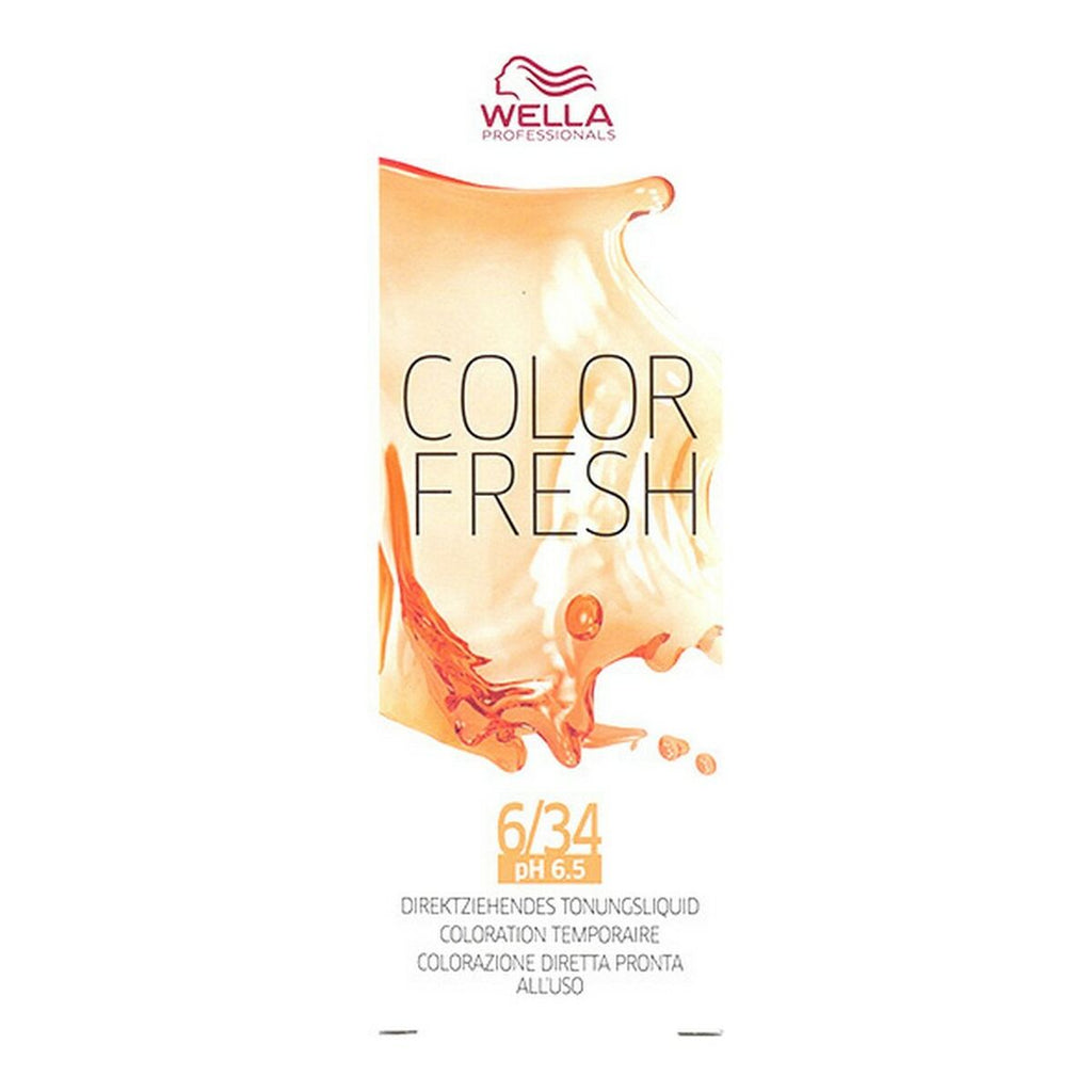 Semi-permanente tönung color fresh wella 14086 6/34 (75