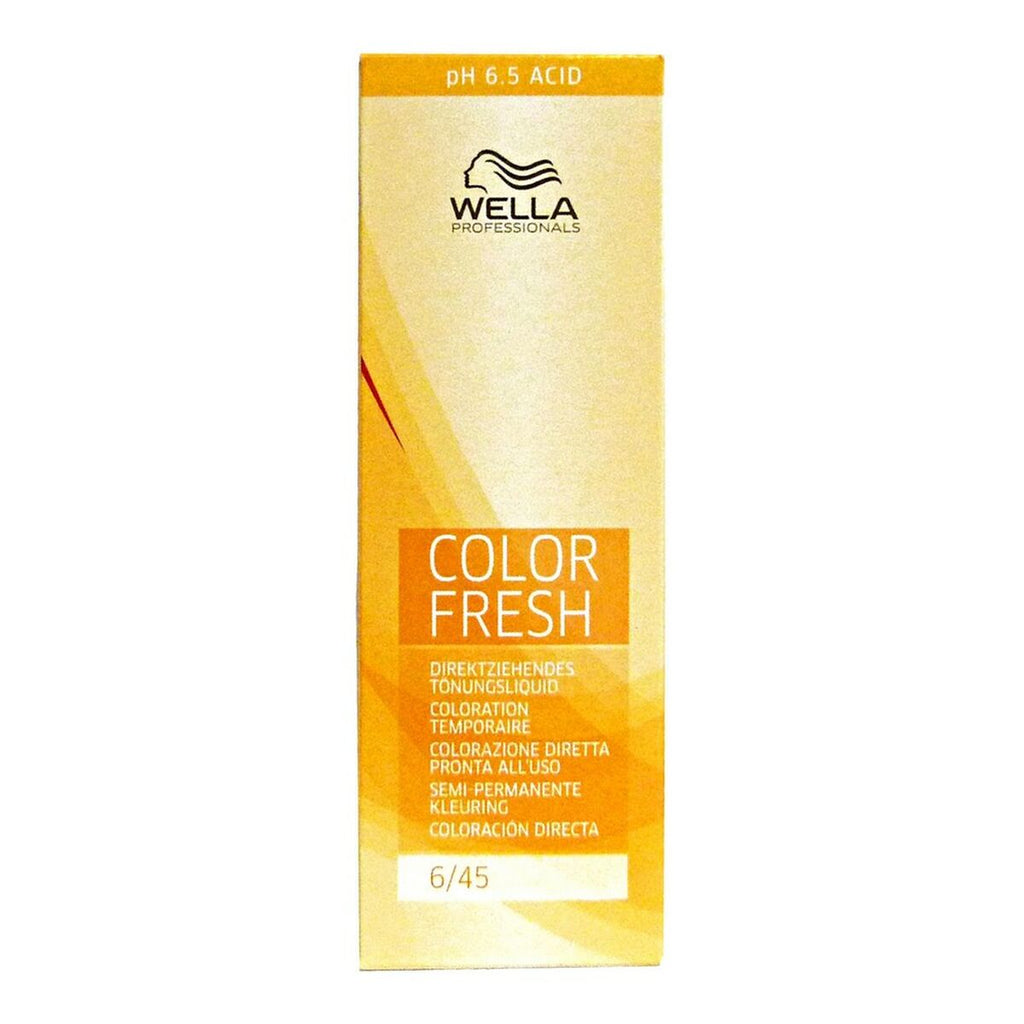 Semi-permanente tönung color fresh wella nº 4/07 (75 ml)