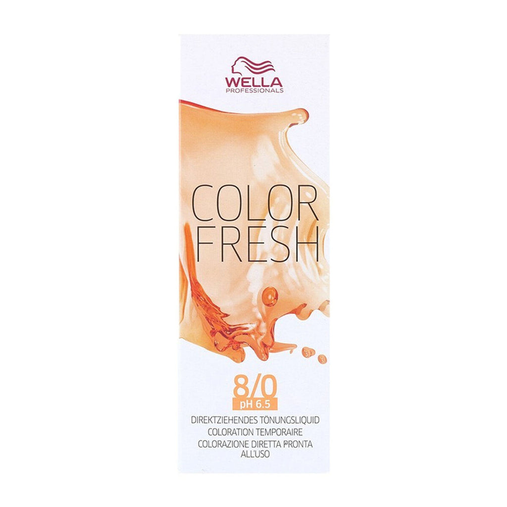 Semi-permanente tönung color fresh wella nº 8/0 (75 ml)