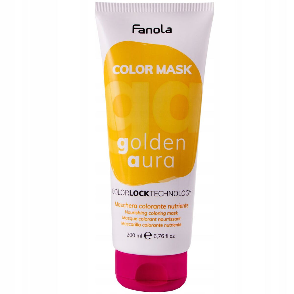 Maske für farbpigmente fanola 200 ml golden aura