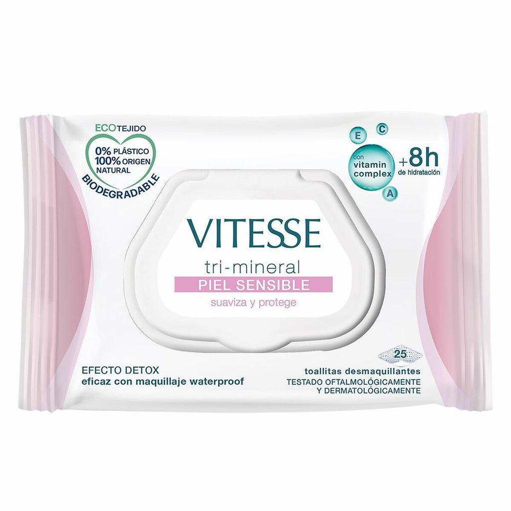 Make-up-entferner-tücher vitesse mineral piel sensible