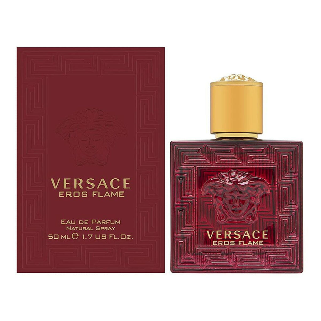 Herrenparfüm versace eros flame edp 50 ml - schönheit