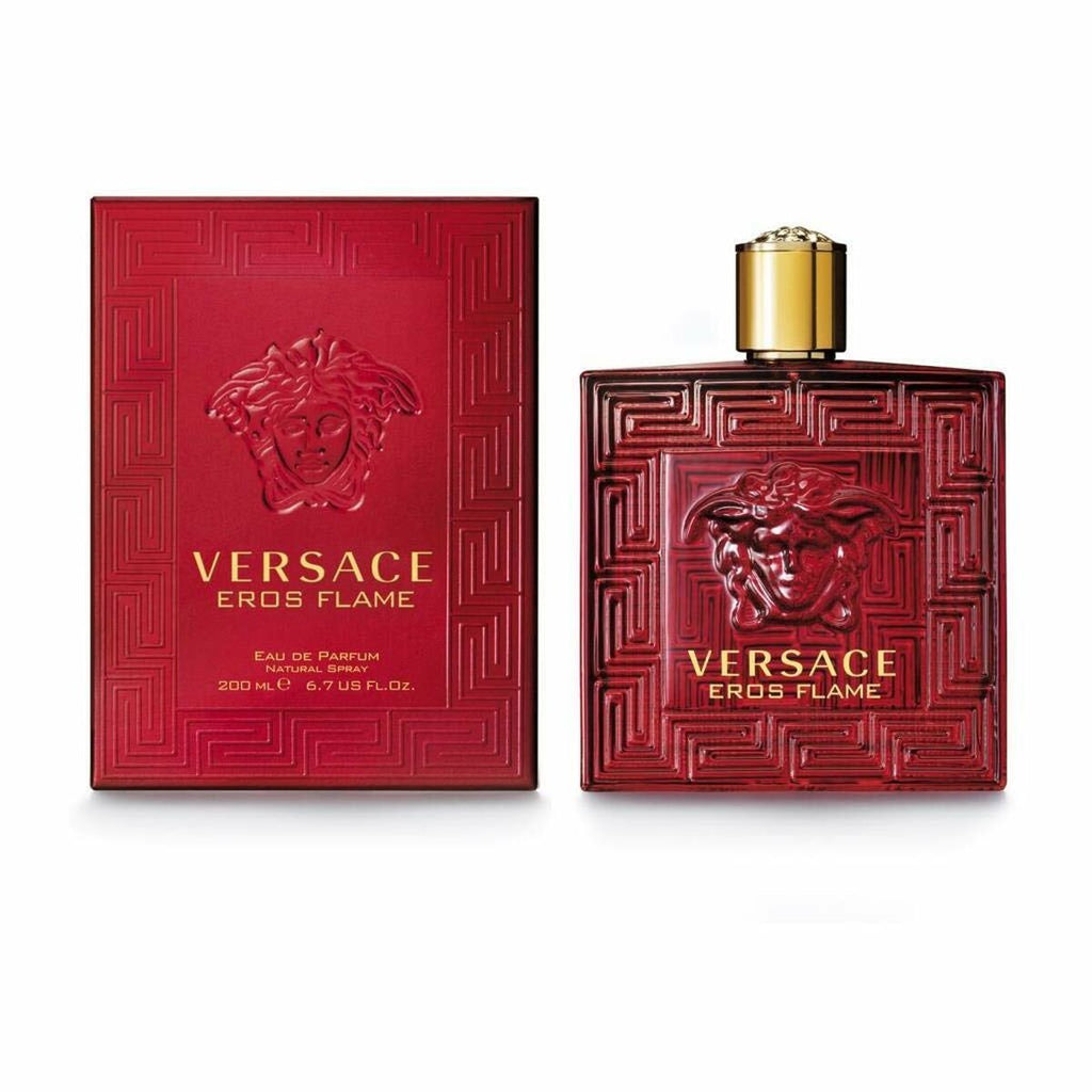 Herrenparfüm versace edp eros flame 200 ml - schönheit