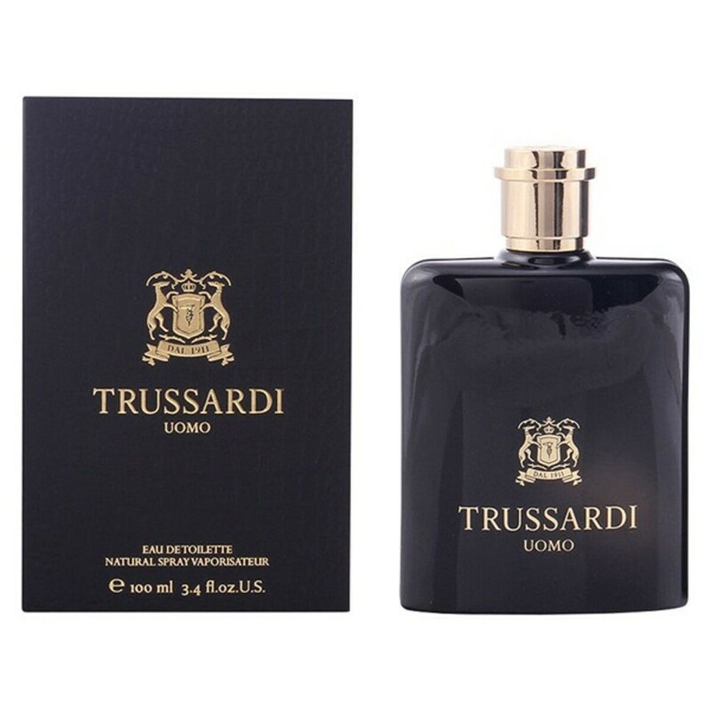 Herrenparfüm trussardi edt uomo (100 ml) - schönheit