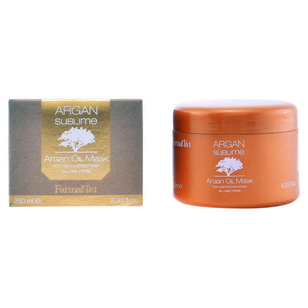 Repairing haar-reparatur-maske argan sublime farmavita