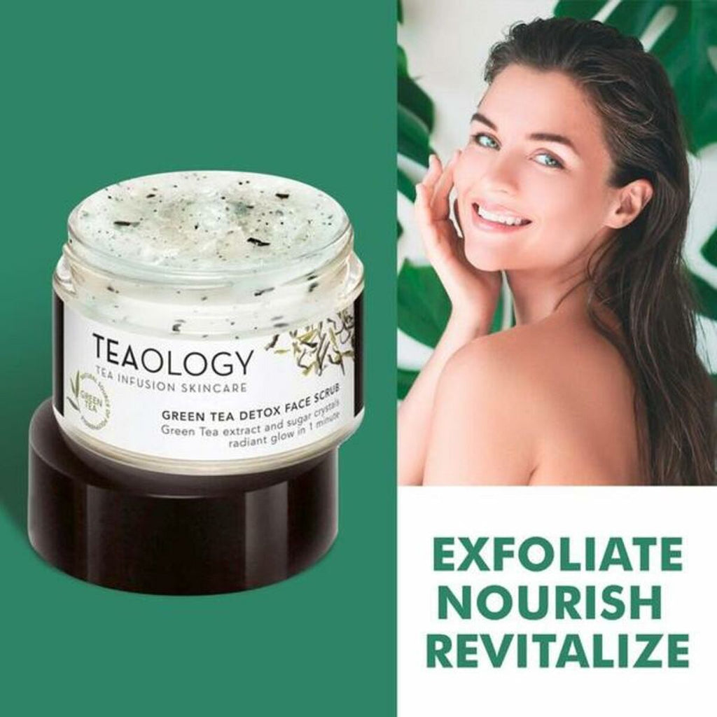 Peeling-maske teaology grüner tee zucker entgiftend (50