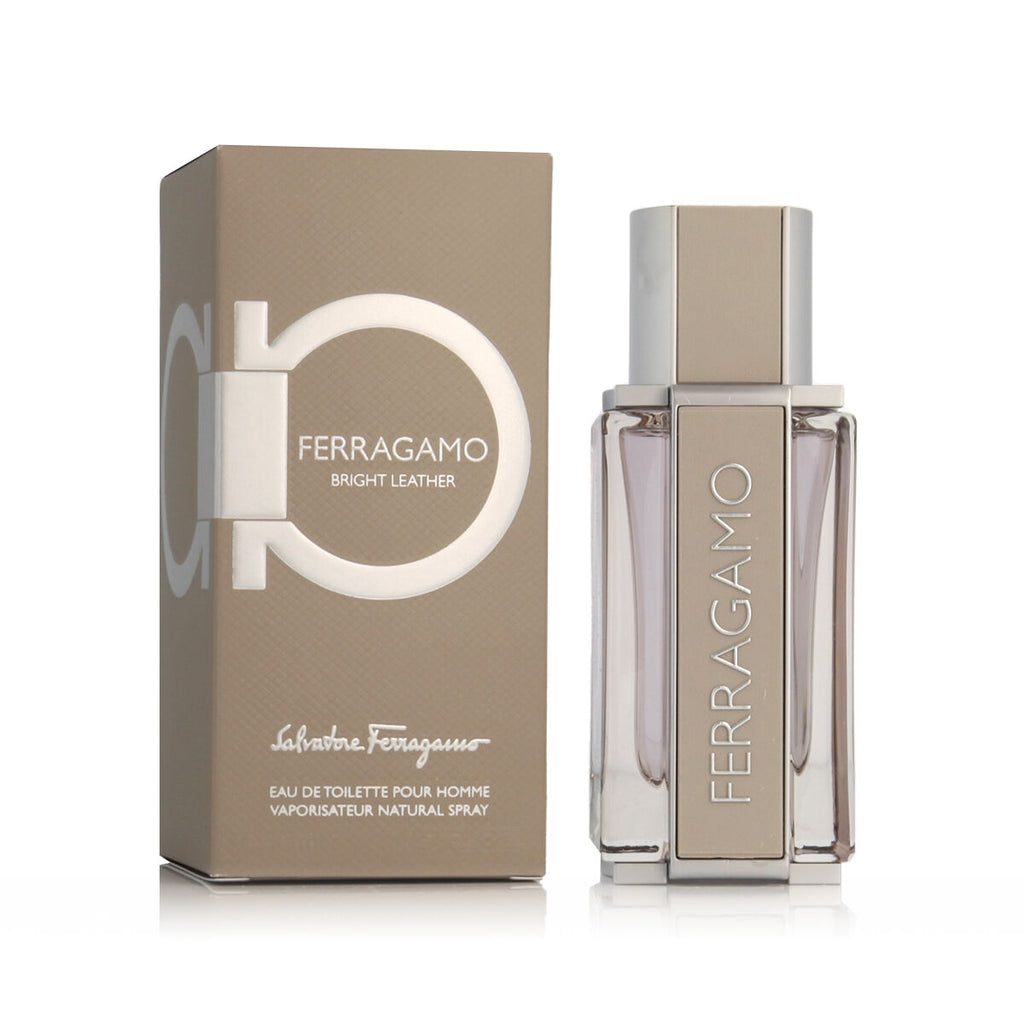 Herrenparfüm salvatore ferragamo edt bright leather 50 ml