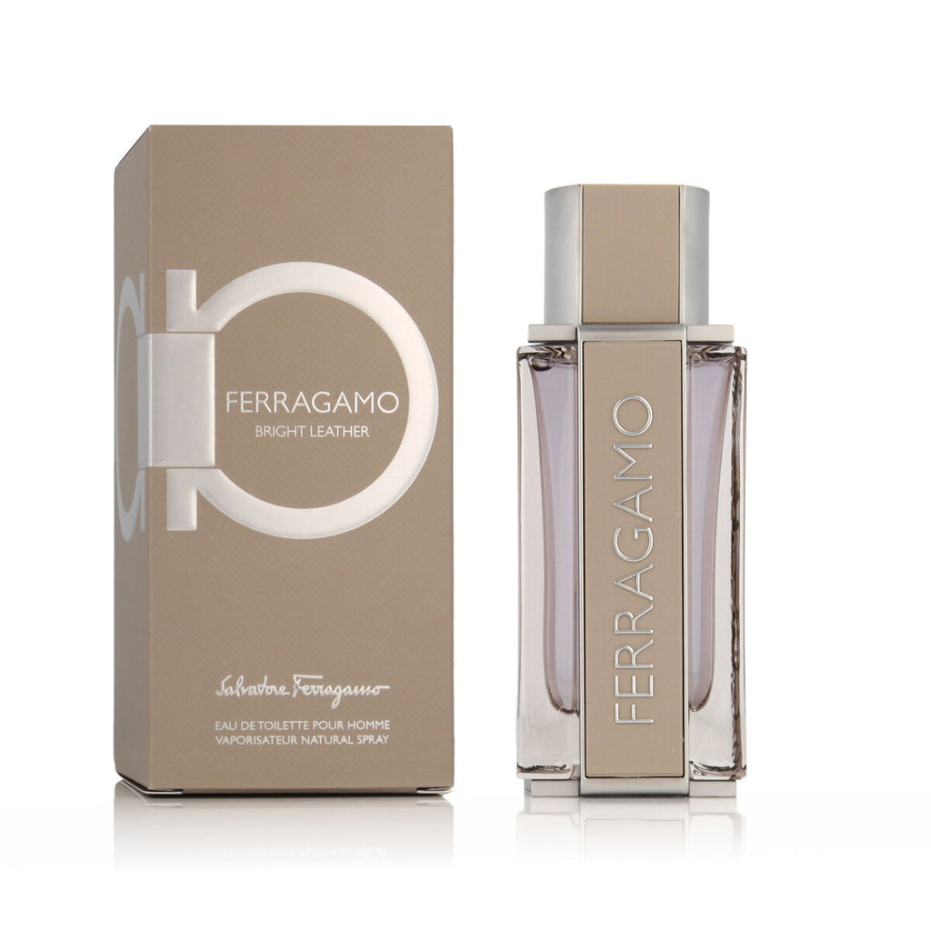 Herrenparfüm salvatore ferragamo edt bright leather 100 ml