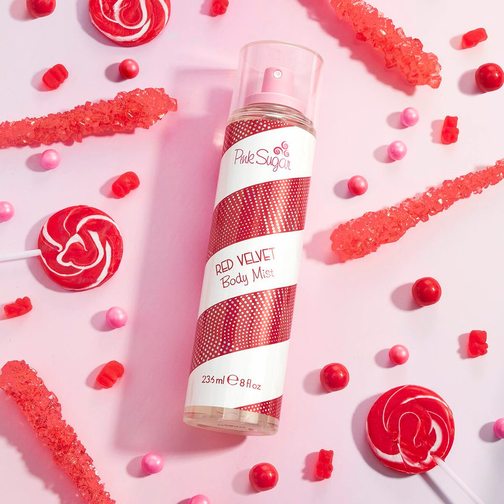 Body mist aquolina pink sugar red velvet 236 ml