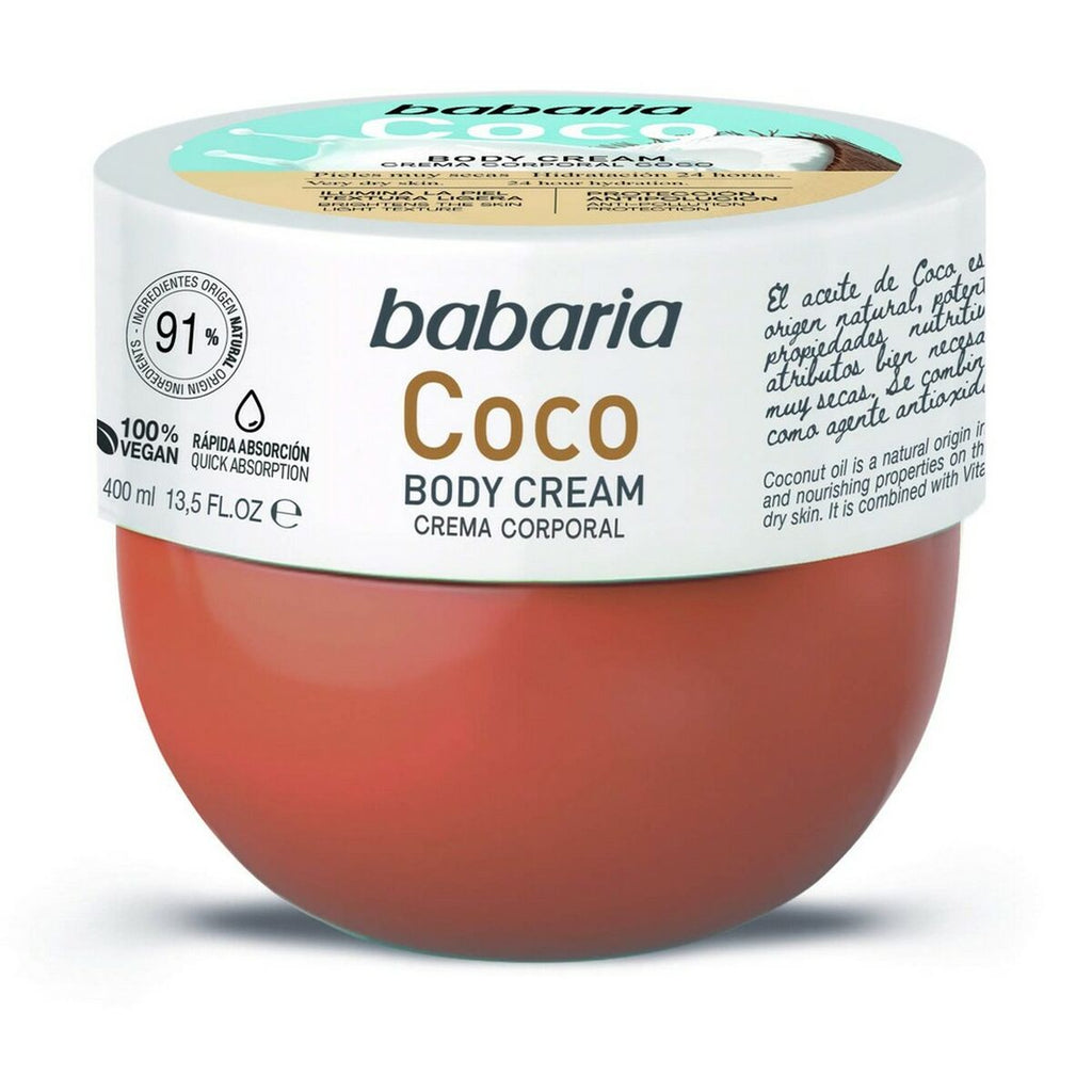 Körpercreme babaria coco 400 ml - schönheit hautpflege